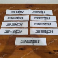 Emblem Lettering 318I 335I 330I 340I 323I 325I 320I 328I For bmw