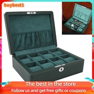 Buybest1 Watch Box  Green 8 Slot Organizer for Travel