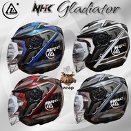 Nhk GLADIATOR MOTIF Helmet | Half FACE Helmet | Double VISOR
