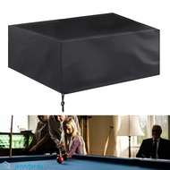 JENNIFERDZ Billiard Table Cover, Waterproof Oxford Cloth Pool Table Dust Cover, Easy To Wash Black 7