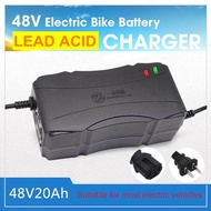 48V 20AH Smart Charger Electric Bike Car E-Bike Scooter Charge Adapter DC59V 2.8AH For Lead Acid Battery Accumulators 12AH 20AH