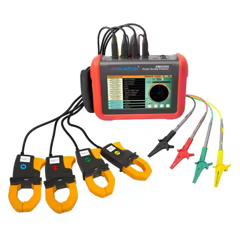 ETCR5230A 7 Inch Touch Screen Power Quality Analyzer THD USB with 51 Orders Harmonic and THD for Ind