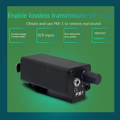 Mini HIFI Headphone Amplifier Converter XLR To 3.5MM Audio Interface Mini Portable HIFI Headphone Am