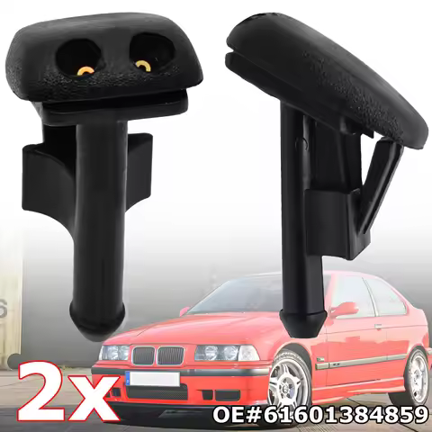2Pcs Front Windshield Wiper Washer Jet Water Nozzle For BMW E36 318i 318is 318ti 323i 323is 325i 325