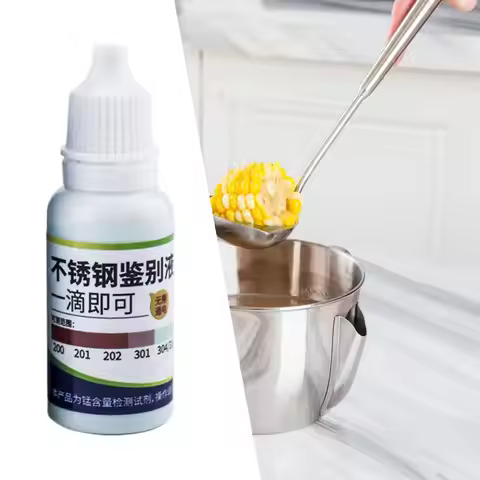 304/201/202/301 Stainless Steel Detection Liquid 12/15ml Tableware Detection Agent Building Material