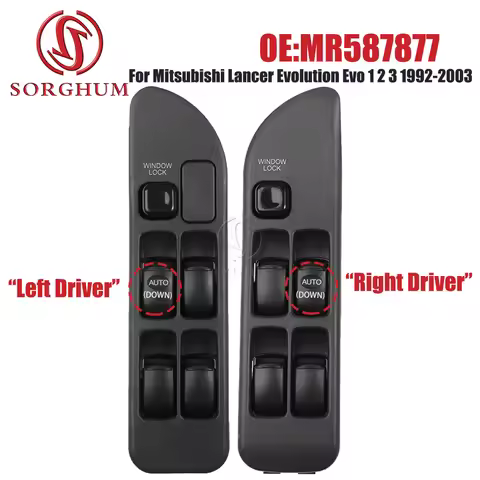 SORGHUM MR587877 Left/Right Driver AUTO Electric Power Window Master Control Switch For Mitsubishi L