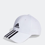 Adidas Lifestyle White Unisex 3-Line Cotton Twill Cap II3509