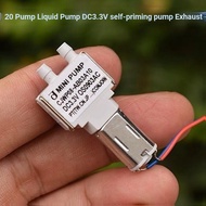 Diaphragm Water Pump Ultra-Miniature M20 Pump Water Pump Liquid Pump 3V-3.7V Self-priming Pump Air P