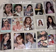 Lesserafim小卡 izone小卡 Minju小卡 chaewon小卡