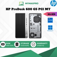 PC i7 HP ProDesk 600 G5 PCI MT Intel Core i7 (9th Gen) / 16GB RAM / 512GB NVME / Win 11 Pro (Refurbi
