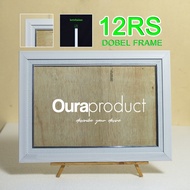 Minimalist Double Frame 12RS Fiber Photo Frame, size 30x45cm