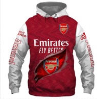 Arsenal Personalized Classic Style 1 3D Hoodie - FREE CUSTOM NAME-FREE CUSTOM NAME