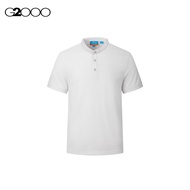 G2000 Non-Iron Pure Cotton Stand Collar Polo Tee