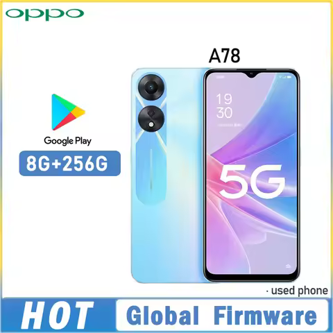 Global firmware OPPO A78 5G SmartPhone MTK Dimensity 700 Android 12 RAM 8GB ROM 256GB 6.56" camera 5