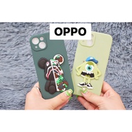 เคสโทรศัพท์มือถือ TPU สีพื้น เคสพาสเทล ตัวการ์ตูน รุ่น OPPO A52020 A92020 A3S A15 A54 RENO5 F11 F9 A31 2020 #103