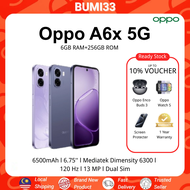 OPPO A6x 5G (6GB RAM + 256GB ROM) 6.75" 120Hz Ultra Bright Display l Dimensity 6300 5G