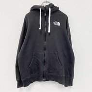 THE NORTH FACE 全拉鍊連帽衫/衛衣，黑色，L 碼，古著
