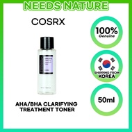 COSRX AHA/BHA Clarifying Treatment Toner 50ml / Moisture (moisture supply) / Low irritation / Trouble care / Keratin care / Absorption power / Pore care / Sebum care / Oil balance control