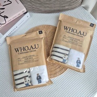 WHO.A.U (2PACK)Steve Stripe T-shirt[B] 1 Set Of Double-Pack T-Shirts There Are 2 Pieces.