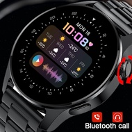 Smartwatch สมาร์ทวอทช์ 2021 New Bluetooth Call Smart Watch Men Pedometer Watches Music Control IP67 Waterproof Heart Rate Smartwatch For Huawei Pro 3Smartwatch สมาร์ทวอทช์ Black