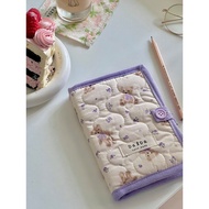 sampul buku tulis balut buku DalDa buatan tangan VintageBear siri kain Korea A5A6 buku nota buku rak