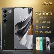 【2026 Model terkini】 Brand New Smartphone V27e | 7.3" Drop Big Screen | Android Phone Murah | Storag
