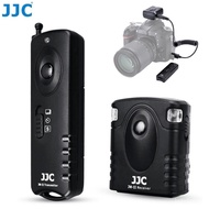 JJC 30 Meter Wireless Remote Control RR-100 Radio Shutter Release for Fuji Fujifilm Camera X100VI X100V X100F X-T30 II X-T20 X-T5 X-T4 X-T3 X-T2 X-T100 X-H2 X-H2S X-H1 X-Pro3 X-Pro