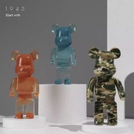 （需預訂）暴力熊公仔擺設26cm Plating Bearbricklys 26cm 400% Statue Violence Bear Sculpture Figure Ornaments Book