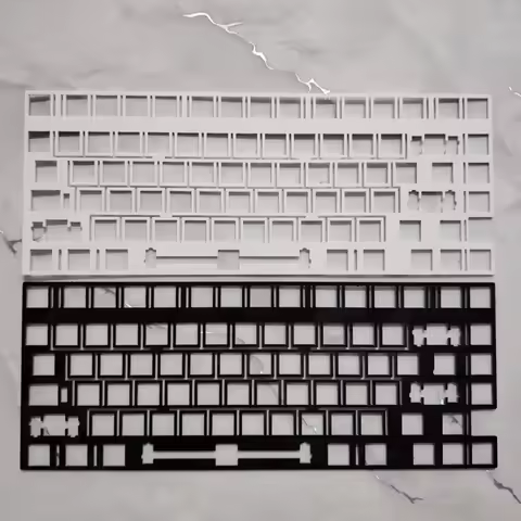 PMO WAVE75 Keyboard Positioning Plate PC POM PP FR4 Carbon Fiber Aluminum Alloy Anode Brass Mechanic