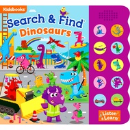 (BBW) SEARCH & FIND: DINOSAURS 10 BUTTON (ISBN: 9781628859737)