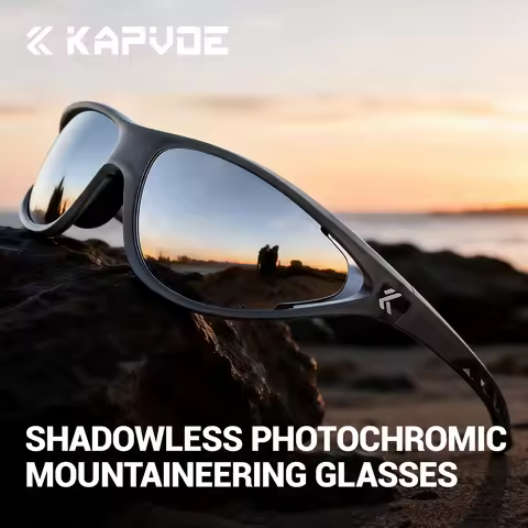 KAPVOE Hiking Sunglasses Outdoor Cycling Sports Eyewear Mountain Road Biking Glasses Racing Eyewear 