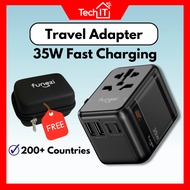 Funezi Universal Travel Adapter Universal Adapter International Travel Adapter Travel Adaptor Plug
