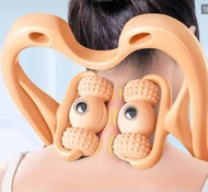 6輪磁療手動頸椎按摩器夾頸部肩頸經絡疏通器