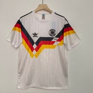 90 German Home/Training Football Jersey/Outdoor Football Jersey/Retro Jersey