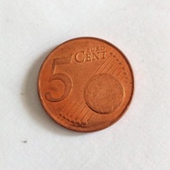 Uang koin jadul 5 cent Euro