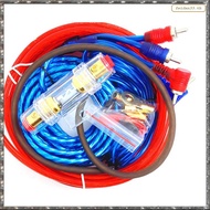 [L W H Y] 1500W Audio Speakers Wiring Kit 8GA Car Subwoofer Cable 60 AMP Fuse Holder Speaker Install