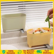 efficient residue catcher - cvmax kitchen waste bucket with strainer for easy food scrap disposal