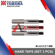 YAMAWA HAND TAP SET M 4 x 0.7 mm HANDTAP M4x0.7 4x0.7 M4
