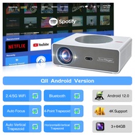 [xuyon] NEW Touyinger Q11Android Projector 4k 8k LED Home Theater Projector 5G Full HD Movie Project