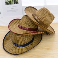 Hat Sunshade Straw Hat Men Summer Outdoor Fishing Big Brim Sunscreen Farmers Working Hat
