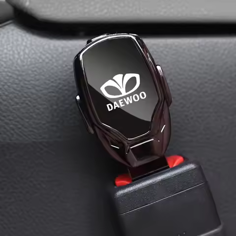 Metal Car Seat Belt Clip Extension Plug Seatbelt Extender Accessories for Daewoo Badge Winstom Esper