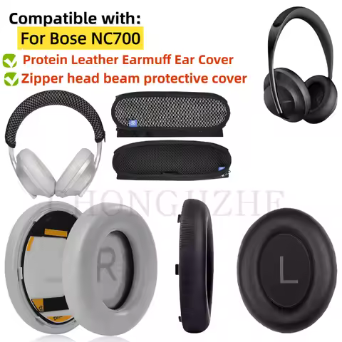 New For BOSE 700 NC700 headset Headphones Earpads Earmuffs Leather /Breathable mesh fabric / cotton 