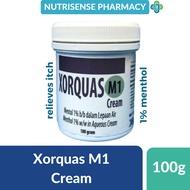 Xorquas M1 cream 100g - Menthol 1% w/w in Aqueous Cream