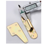 Wooden bed, iron bed accessories, bedside table, fixed lock, connection and lock, mother and child b