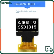 SERENDI OLED Screen Display, IPS 0.49 inch OLED Screen Board, usable I2C Interface SSD1315 Drive IC 