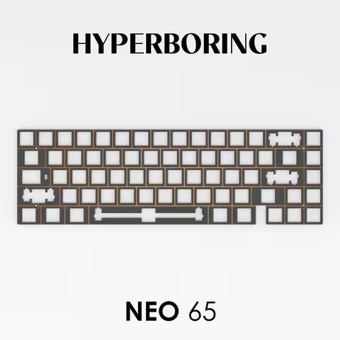 NEO65 mechanical keyboard plate PC Aluminum FR4 ( for plate-mounted stabilizer type)
