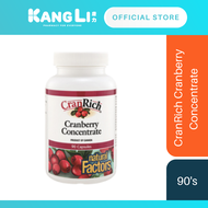 {CLEARANCE SALE} Natural Factors CranRich Cranberry Concentrate 90s