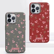 Fashion Pink Flower Skin Feel Phone casing For Xiaomi Redmi A3 A3X 9A 9i 9C 9T 10 10a 10c 11A 12C 13