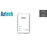 AZTECH HL117E HomePlug AV 500Mbps Ethernet Adapter SINGLE PACK