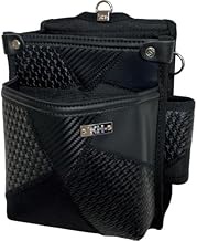 Kiyo KH Gathered Franken Waist Bag, 2 Tiers, Black, FKWB0008K Product Weight: 11.2 oz (320 g), Size 